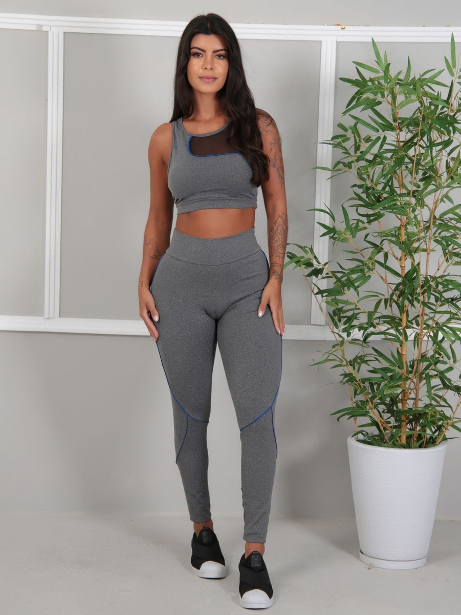 Calça Legging Basic Cinza