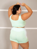 Conjunto Fitness Bermuda+ Top S/bojo Plus Size