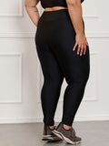 Calça Legging Canelada C/Liso Plus Size