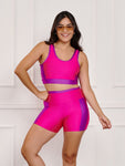 Conjunto fitness Color (bermuda+top)