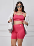 Conjunto fitness Basic (bermuda+top)