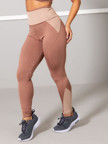 Calça Legging Detalhe em Tule