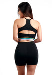 Conjunto Fitness Com Elástico Lateral (bermuda+top)